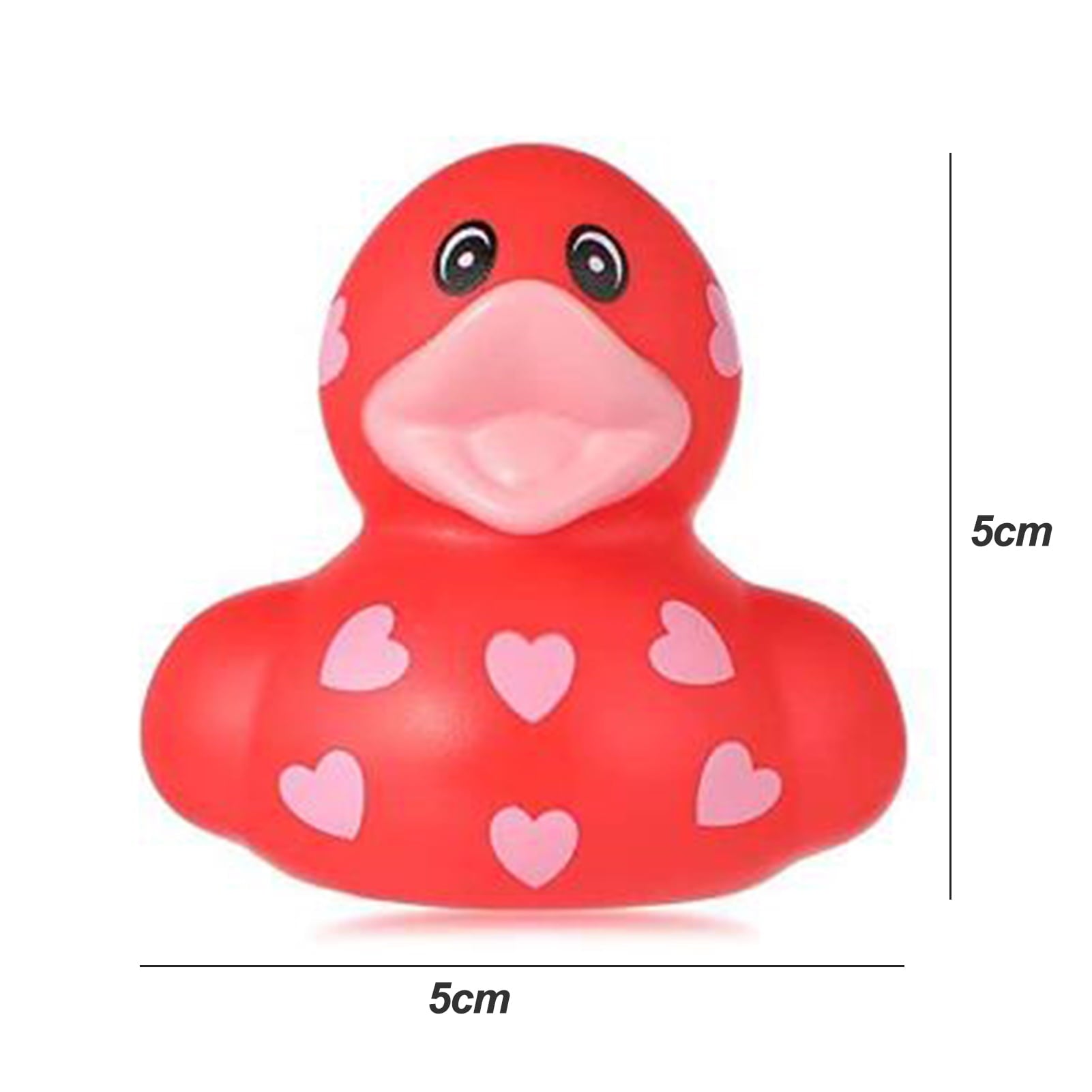 20Pcs Baby Bath Duck Toys Valentine'S Day Duck Toy Mini Duckies Bath Toys for Valentine'S Day Festival Gifts Party Favor (Random Color)